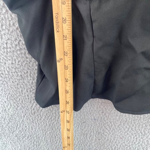 Pretty Little Thing Top Womens 20 Plus Black Cross Over Zip Underwire Bodice NWT - Picture 12 of 13